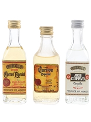 Jose Cuervo Blanco & Reposado Bottled 1980s-1990s 3 x 5cl / 38%