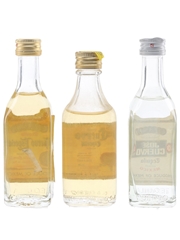 Jose Cuervo Blanco & Reposado Bottled 1980s-1990s 3 x 5cl / 38%