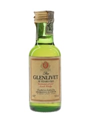 Glenlivet 12 Year Old Bottled 1970s - Seagram Italia 5cl / 43%