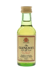Glenlivet 12 Year Old Bottled 1970s 5cl / 43%