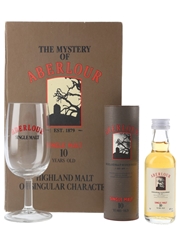 Aberlour - The Mystery Of Aberlour Set Bottled 1990s - Nosing Glass & Miniature 5cl / 40%