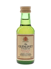 Glenlivet 12 Year Old Bottled 1980s - Sandeman-Coprimar 5cl / 43%