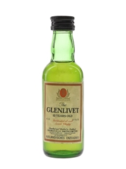 Glenlivet 12 Year Old Bottled 1970s-1980s - Ubersee Spirituosen Import 4.7cl / 43%