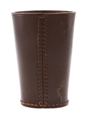 McCallum's Perfection Scots Whisky Leather Dice Cup  10.5cm Tall