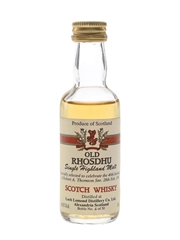 Old Rhosdhu Bottled 1991 - Loch Lomond Distillery 5cl / 40%