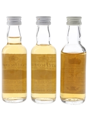 Strathconon 12 Year Old Bottled 1980s & 1990s 3 x 5cl / 40%