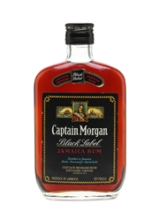 Captain Morgan Black Label Jamaica Rum Bottled 1970s 37.5cl