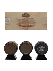 Old St Andrews Whisky Selection Miniature Barrels - 6, 8 & 10 Year Old 3 x 5cl / 40%