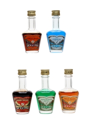 Assorted De Kuyper Liqueurs Bottled 1970s-1980s 5 x 3.5cl