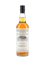 Springbank 1996 15 Year Old Special Reserve Cask 477