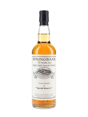 Springbank 1996 15 Year Old Special Reserve Cask 477