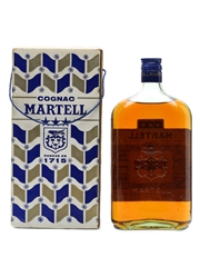 Martell 3 Star Cognac Bottled 1970s 70cl / 40%