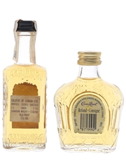 Canadian Lord Calvert & Crown Royal  4.7cl & 5cl