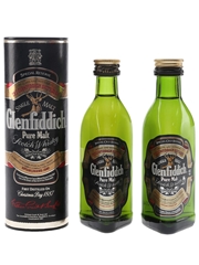 Glenfiddich Special Old Reserve Bottled 1980s & 1990s 2 x 5cl / 40%