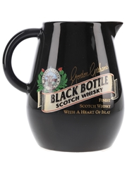 Gordon Graham's Black Bottle Water Jug Castle Ceramics 15.5cm Tall
