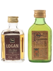 Logan & Pinwinnie Royale 12 Year Old Bottled 1980s 2 x 5cl