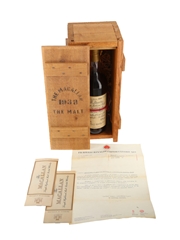 Macallan 1938 Handwritten Label Bottled 1980s - Rinaldi 75cl / 43%
