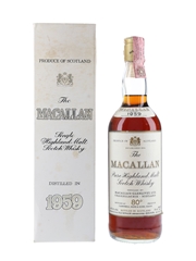 Macallan 1959 Campbell, Hope & King Bottled 1970s - Rinaldi 75cl / 46%