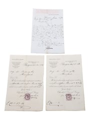 Loch Katrine Adelphi Distillery Receipts & Correspondence, Dated 1872 & 1899