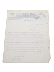 John Begg Royal Lochnagar Letter, Dated 1903 William Pulling & Co. 