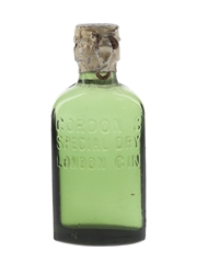 Gordon's Special Dry London Gin Spring Cap Bottled 1950s - Missing Label 5cl