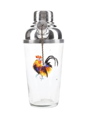 Rooster Glass Cocktail Shaker