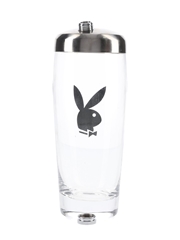 Playboy Glass Cocktail Shaker  24cm Tall