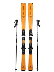 Veuve Clicquot Skis Elan 152cm Skis / 115cm Poles