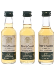 House Of Commons 12 Year Old Bottled 1980s 3 x 5cl / 40%