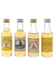 Assorted George Strachan Blends Bottled 1980s 4 x 5cl / 40%