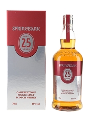 Springbank 25 Year Old Bottled 2015 70cl / 46%