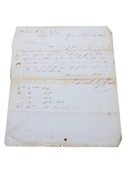 Hennessy Correspondence & Receipts, Dated 1848-1861 William Pulling & Co. 