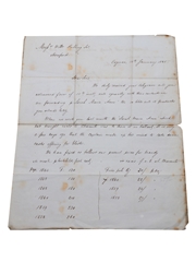 Hennessy Correspondence & Receipts, Dated 1864-1866 William Pulling & Co. 