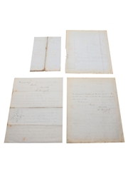 Hennessy Correspondence & Invoice, Dated 1872-1877 William Pulling & Co. 