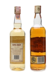 King Sign Pure Malt & Long John Blended Whisky  70cl & 75cl