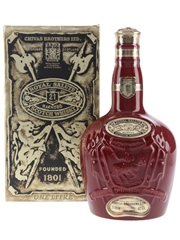 Royal Salute 21 Year Old Bottled 1990s - Red Wade Ceramic Decanter 100cl / 40%