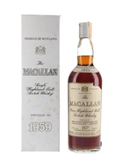 Macallan 1959 Campbell, Hope & King