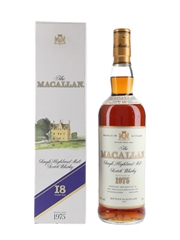 Macallan 1975 18 Year Old Bottled 1993 - Duty Free 75cl / 43%