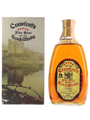 Crawford's Five Star 12 Year Old Bottled 1970s - Ferraretto 75cl / 40%