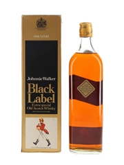 Johnnie Walker Black Label Bottled 1970s-1980s - Duty Free 100cl / 40%
