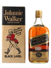 Johnnie Walker Black Label 12 Year Old Bottled 1970s - Large Format 175cl