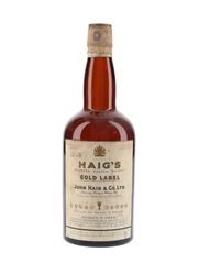 Haig's Gold Label Spring Cap Bottled 1950s - Ferraretto 75cl / 44%
