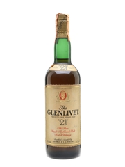 Glenlivet 21 Year Old Bottled 1980s 75cl / 43%