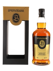 Springbank 21 Year Old Bottled 2017 70cl / 46%