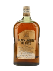 Buchanan's Black & White De Luxe Spring Cap Bottled 1950s - The Fleischmann Distilling Corporation 75.7cl / 43.4%