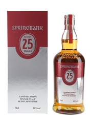 Springbank 25 Year Old Bottled 2020 70cl / 46%