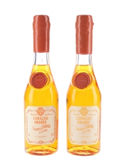 Boudier Dijon Curacao Orange Bottled 1950s-1960s 2 x 35cl / 25%