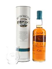 Bowmore 12 Year Old Bottled 1980s - Free Bowmore Glass 75cl / 40%
