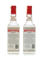 Beefeater London Dry Gin Bottled 1980s 2 x 75cl