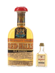 Red Hills Old Blended Whisky Bottled 1950s - Buton 4cl & 75cl / 43%